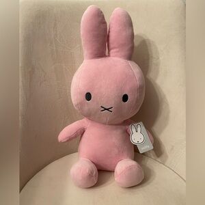 Miffy Pink Plush Toy- Large 15 inches- NWT